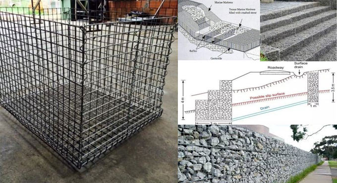 Applications and benefits of gabions