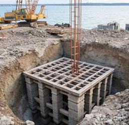 Grillage foundation