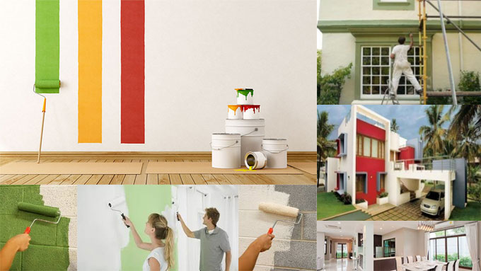 Various Types of Paint useful for Interior Walls and Exterior Surface