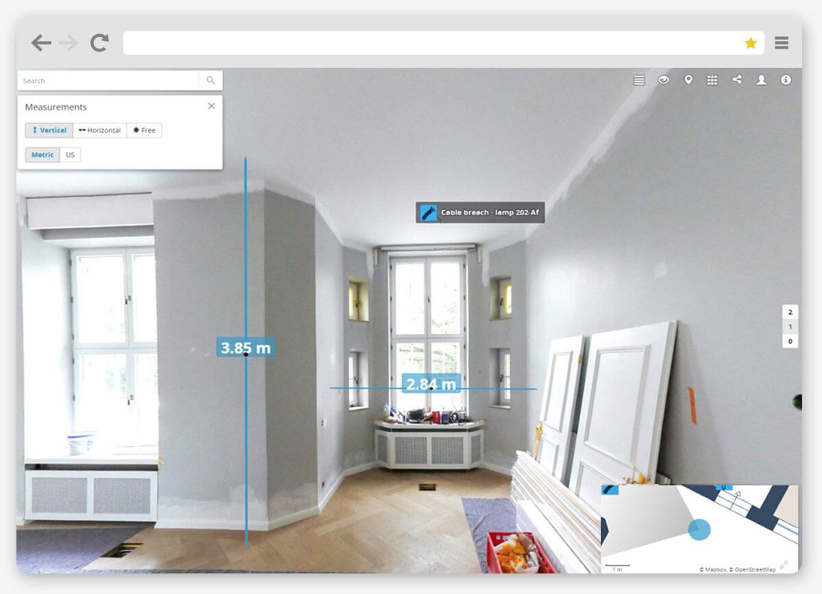 Virtual Construction Monitoring with NavVis