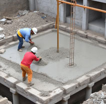 Concrete pouring