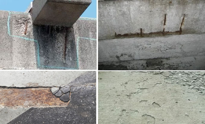 Cause of errors in flat concrete surface
