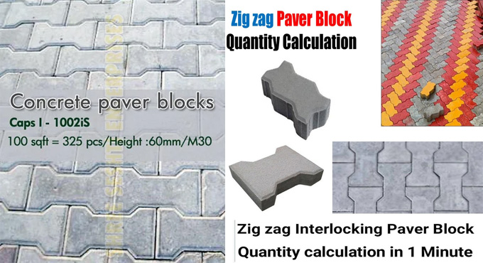 What is the Process of Paver Block Area Calculation