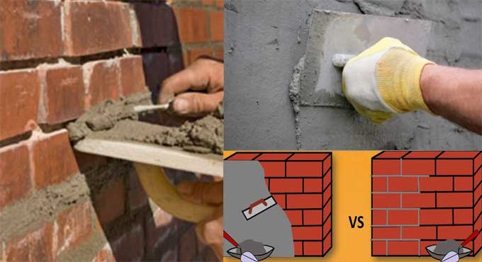 The 14 biggest differences between Plastering and Pointing in Construction