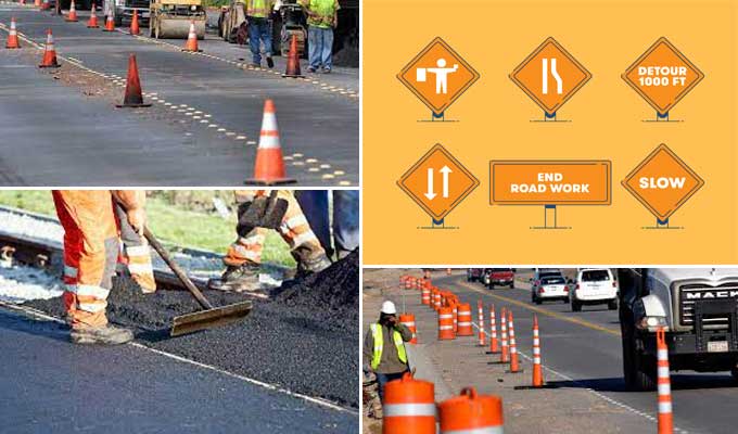 A few safety measures for road construction