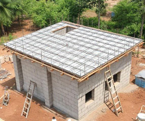 Roof structure construction