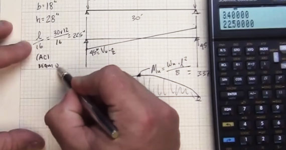 How to validate a structural concrete beam with manual calculation How to validate a structural concrete beam with manual calculation