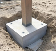 Steel Column Footing