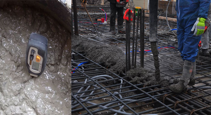 How temperature plays an important role on concrete