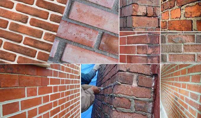 The 8 Types of Pointing in Brick masonry & the methods of doing it