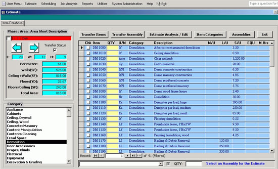 Construction Takeoff software