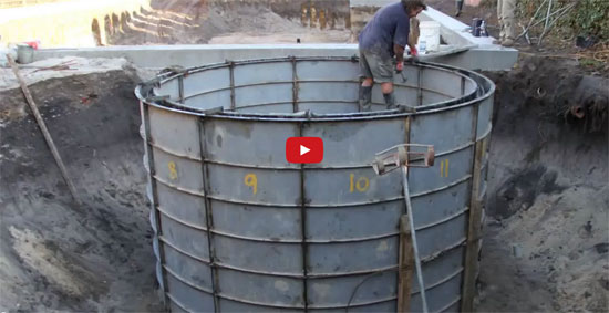 Water Tank Construction Time-lapse